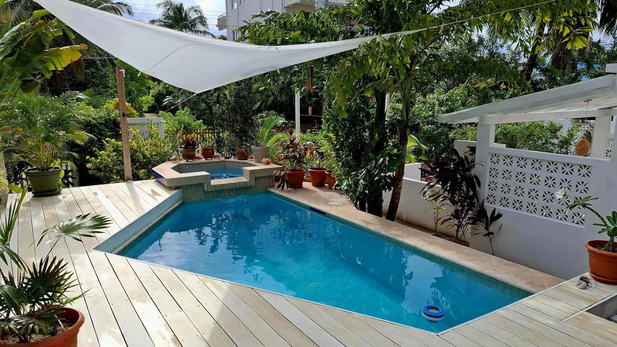Amanda'S Place Green Studio - Pool And Tropical Garden Caye Caulker Exterior photo